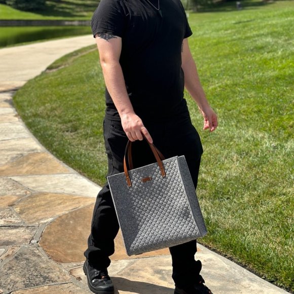 Gucci Diamante Grey Wool Tote - Picture 8 of 8